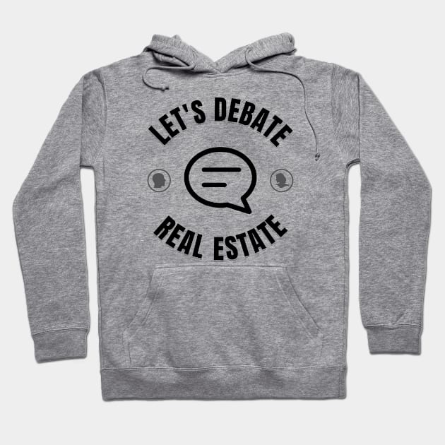 Real Estate Agent, real estate clothing and accessories, real estate shirt, gift for broker, broker gift, real estate branding, real estate t-shirt, funny real estate, real estate gift, gift for agent Hoodie by The Favorita